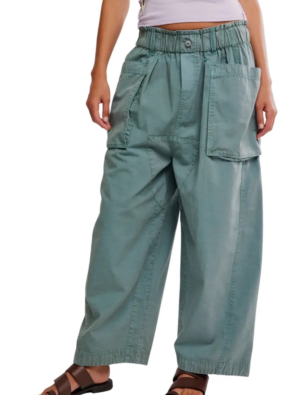 Free People Costa Straight Leg Harem Pants